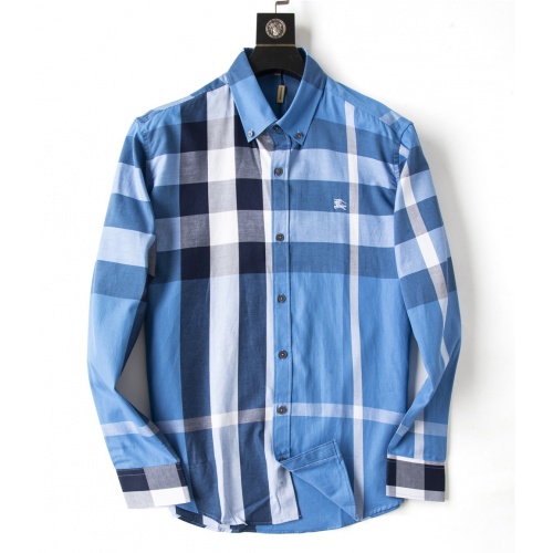 Cheap Burberry Shirts Long Sleeved For Men #923948 Replica Wholesale [$34.00 USD] [ITEM#923948] on Replica Burberry Shirts