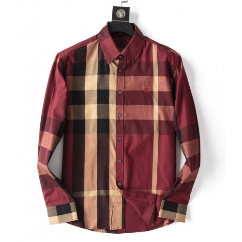 Cheap Burberry Shirts Long Sleeved For Men #923959 Replica Wholesale [$34.00 USD] [ITEM#923959] on Replica Burberry Shirts