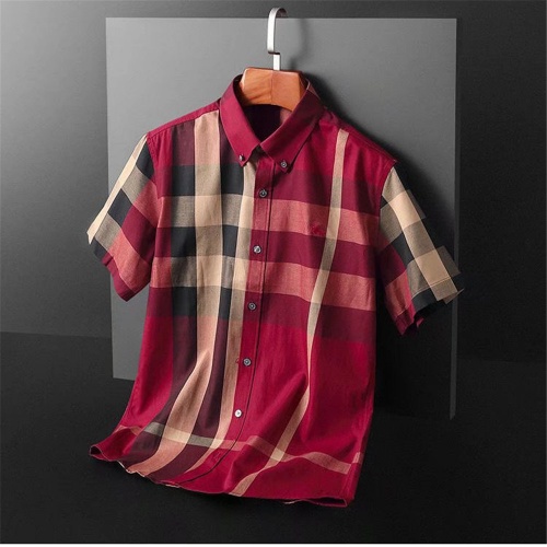 Cheap Burberry Shirts Short Sleeved For Men #924004 Replica Wholesale [$32.00 USD] [ITEM#924004] on Replica Burberry Shirts