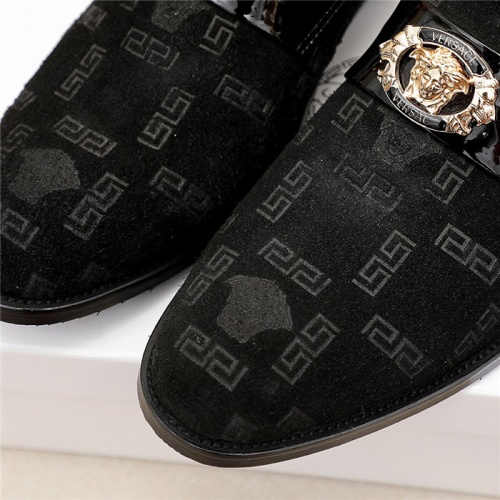 Cheap Versace Leather Shoes For Men #924041 Replica Wholesale [$80.00 USD] [ITEM#924041] on Replica Versace Leather Shoes
