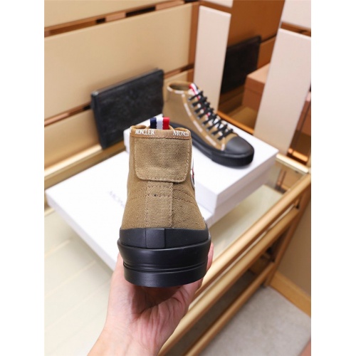 Cheap Moncler High Tops Shoes For Men #924089 Replica Wholesale [$85.00 USD] [ITEM#924089] on Replica Moncler High Tops Shoes