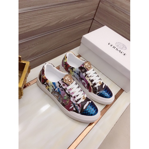 Cheap Versace Casual Shoes For Men #925157 Replica Wholesale [$76.00 USD] [ITEM#925157] on Replica Versace Casual Shoes