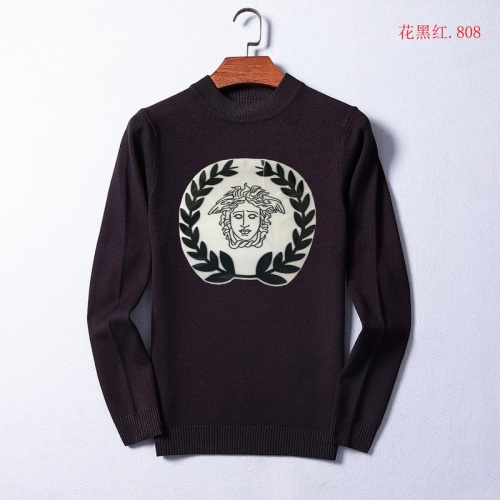 Cheap Versace Sweaters Long Sleeved For Men #925346 Replica Wholesale [$40.00 USD] [ITEM#925346] on Replica Versace Sweaters