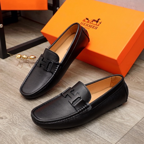 Cheap Hermes Leather Shoes For Men #926526 Replica Wholesale [$64.00 USD] [ITEM#926526] on Replica Hermes Leather Shoes