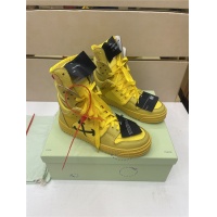 Cheap Off-White High Tops Shoes For Men #917124 Replica Wholesale [$112.00 USD] [ITEM#917124] on Replica Off-White High Tops Shoes