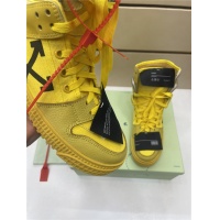 Cheap Off-White High Tops Shoes For Men #917124 Replica Wholesale [$112.00 USD] [ITEM#917124] on Replica Off-White High Tops Shoes