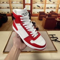 Cheap Prada High Tops Shoes For Men #917546 Replica Wholesale [$112.00 USD] [ITEM#917546] on Replica Prada High Top Shoes