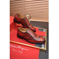 Cheap Salvatore Ferragamo Leather Shoes For Men #918767 Replica Wholesale [$98.00 USD] [ITEM#918767] on Replica Salvatore Ferragamo Leather Shoes
