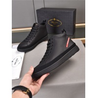 Cheap Prada High Tops Shoes For Men #920756 Replica Wholesale [$82.00 USD] [ITEM#920756] on Replica Prada High Top Shoes