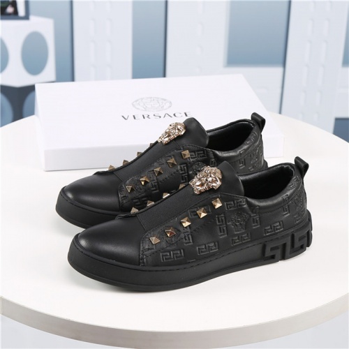 Cheap Versace Casual Shoes For Men #927264 Replica Wholesale [$72.00 USD] [ITEM#927264] on Replica Versace Casual Shoes