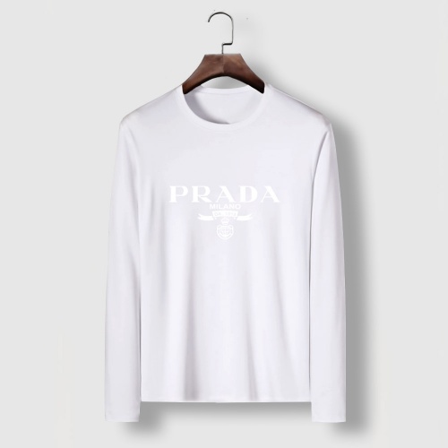 Cheap Prada T-Shirts Long Sleeved For Men #928081 Replica Wholesale [$29.00 USD] [ITEM#928081] on Replica Prada T-Shirts