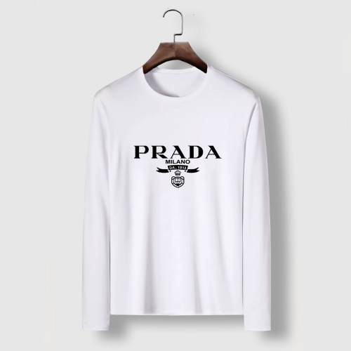 Cheap Prada T-Shirts Long Sleeved For Men #928090 Replica Wholesale [$29.00 USD] [ITEM#928090] on Replica Prada T-Shirts