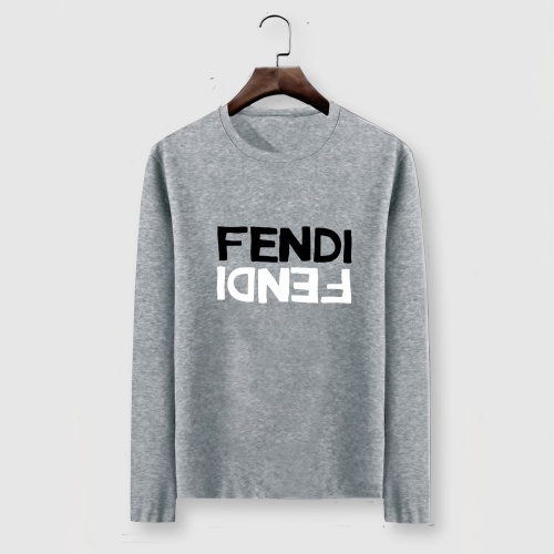 Fendi T-Shirts Long Sleeved For Men #928448
