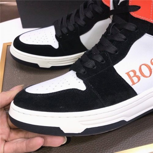 Cheap Boss High Tops Shoes For Men #930766 Replica Wholesale [$92.00 USD] [ITEM#930766] on Replica Boss Fashion Shoes