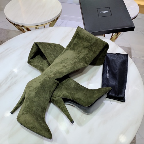 Cheap Yves Saint Laurent Boots For Women #930931 Replica Wholesale [$130.00 USD] [ITEM#930931] on Replica Yves Saint Laurent YSL Boots