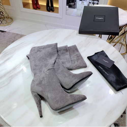 Cheap Yves Saint Laurent Boots For Women #930932 Replica Wholesale [$130.00 USD] [ITEM#930932] on Replica Yves Saint Laurent YSL Boots