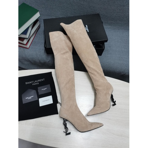 Cheap Yves Saint Laurent Boots For Women #931818 Replica Wholesale [$140.00 USD] [ITEM#931818] on Replica Yves Saint Laurent YSL Boots