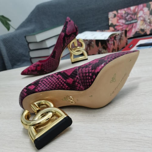 Cheap Dolce &amp; Gabbana D&amp;G High-Heeled Shoes For Women #932647 Replica Wholesale [$135.00 USD] [ITEM#932647] on Replica Dolce &amp; Gabbana D&amp;G High-Heeled Shoes