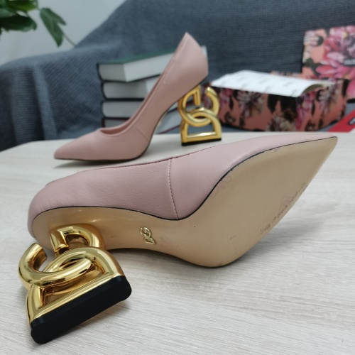 Cheap Dolce &amp; Gabbana D&amp;G High-Heeled Shoes For Women #932652 Replica Wholesale [$135.00 USD] [ITEM#932652] on Replica Dolce &amp; Gabbana D&amp;G High-Heeled Shoes