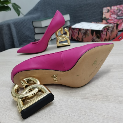 Cheap Dolce &amp; Gabbana D&amp;G High-Heeled Shoes For Women #932653 Replica Wholesale [$135.00 USD] [ITEM#932653] on Replica Dolce &amp; Gabbana D&amp;G High-Heeled Shoes