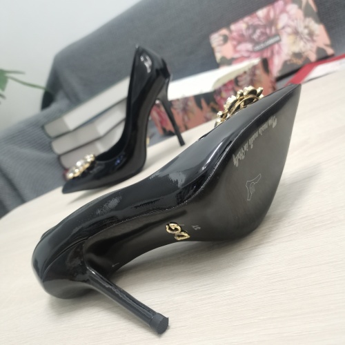Cheap Dolce &amp; Gabbana D&amp;G High-Heeled Shoes For Women #932657 Replica Wholesale [$130.00 USD] [ITEM#932657] on Replica Dolce &amp; Gabbana D&amp;G High-Heeled Shoes