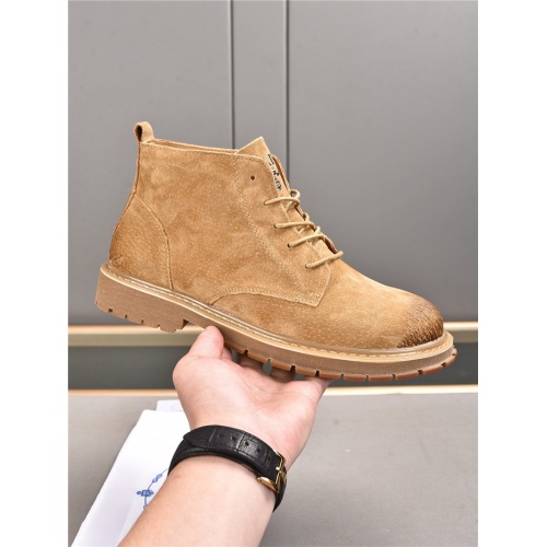Cheap Prada Boots For Men #932682 Replica Wholesale [$85.00 USD] [ITEM#932682] on Replica Prada Boots