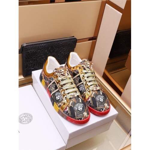 Cheap Versace Casual Shoes For Men #932708 Replica Wholesale [$80.00 USD] [ITEM#932708] on Replica Versace Casual Shoes