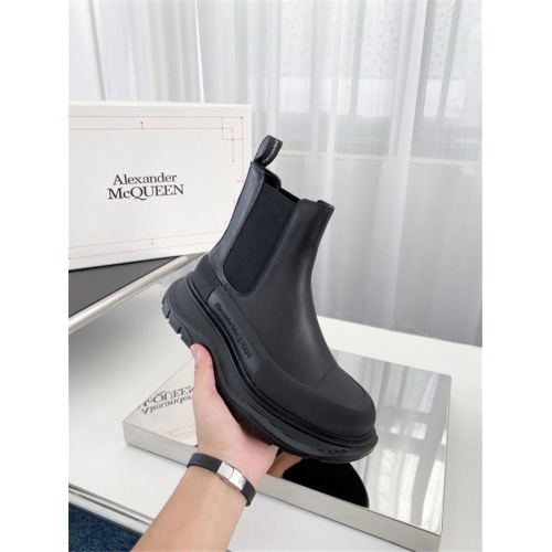 Cheap Alexander McQueen Boots For Women #933139 Replica Wholesale [$108.00 USD] [ITEM#933139] on Replica Alexander McQueen Boots