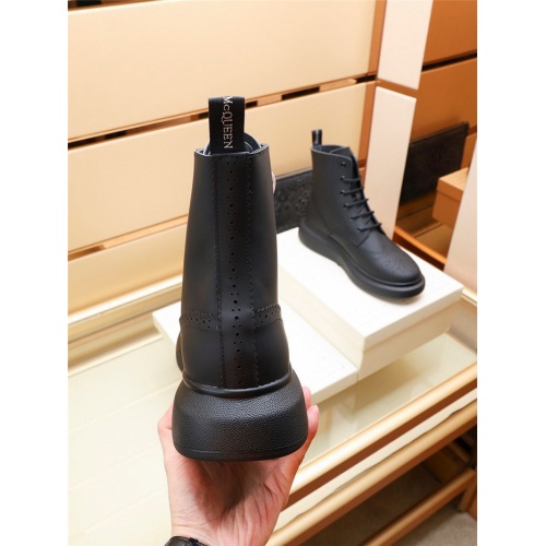 Cheap Alexander McQueen Boots For Men #933163 Replica Wholesale [$122.00 USD] [ITEM#933163] on Replica Alexander McQueen Boots
