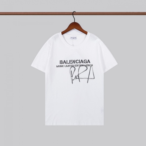 Cheap Balenciaga T-Shirts Short Sleeved For Men #933498 Replica Wholesale [$27.00 USD] [ITEM#933498] on Replica Balenciaga T-Shirts