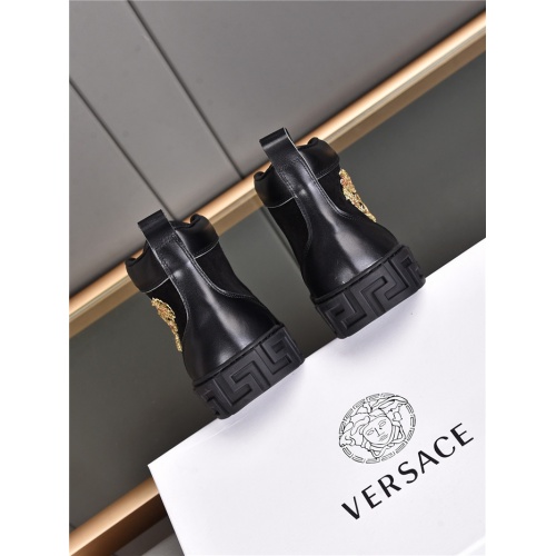 Cheap Versace High Tops Shoes For Men #933676 Replica Wholesale [$82.00 USD] [ITEM#933676] on Replica Versace High Tops Shoes