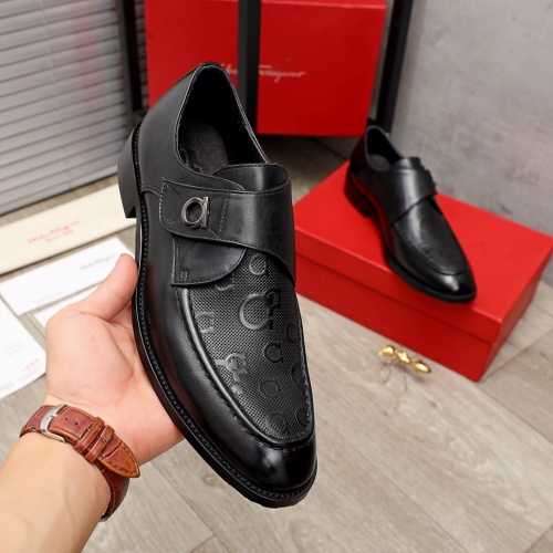 Cheap Salvatore Ferragamo Leather Shoes For Men #934098 Replica Wholesale [$82.00 USD] [ITEM#934098] on Replica Salvatore Ferragamo Leather Shoes