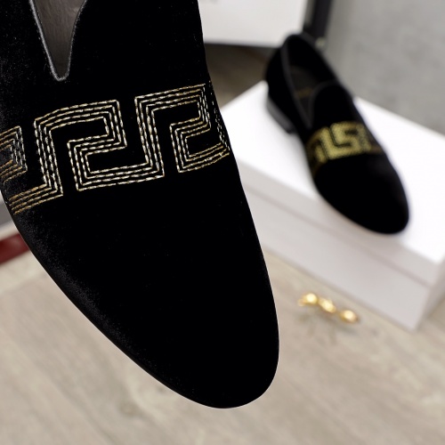 Cheap Versace Leather Shoes For Men #934103 Replica Wholesale [$82.00 USD] [ITEM#934103] on Replica Versace Leather Shoes