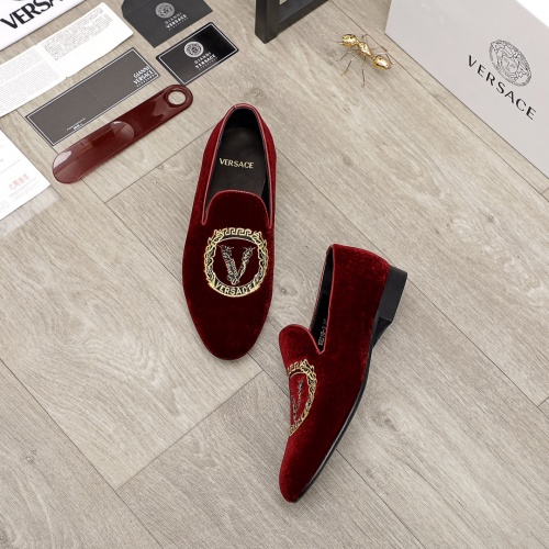 Cheap Versace Leather Shoes For Men #934106 Replica Wholesale [$82.00 USD] [ITEM#934106] on Replica Versace Leather Shoes