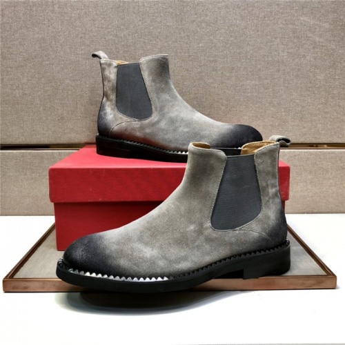 Cheap Salvatore Ferragamo Boots For Men #934200 Replica Wholesale [$130.00 USD] [ITEM#934200] on Replica Salvatore Ferragamo Boots