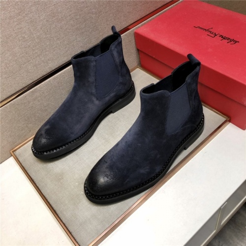 Cheap Salvatore Ferragamo Boots For Men #934201 Replica Wholesale [$130.00 USD] [ITEM#934201] on Replica Salvatore Ferragamo Boots
