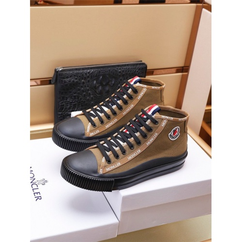 Cheap Moncler High Tops Shoes For Men #934332 Replica Wholesale [$85.00 USD] [ITEM#934332] on Replica Moncler High Tops Shoes