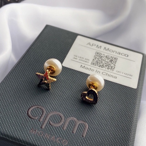 Cheap apm Monaco Earrings #934429 Replica Wholesale [$32.00 USD] [ITEM#934429] on Replica Apm Monaco Earrings