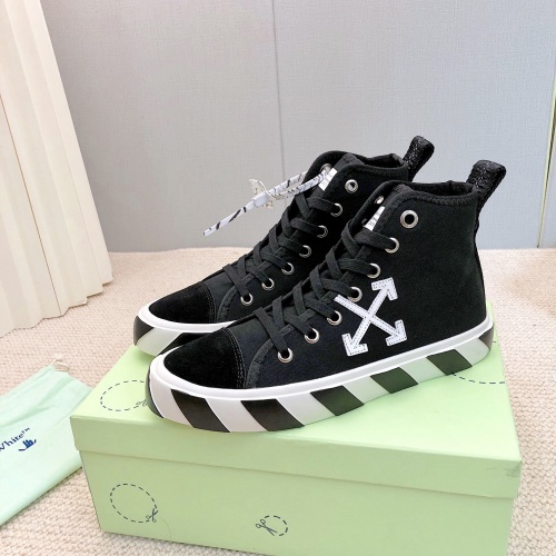 Cheap Off-White High Tops Shoes For Women #934485 Replica Wholesale [$80.00 USD] [ITEM#934485] on Replica Off-White High Tops Shoes