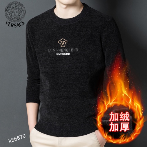 Cheap Versace Sweaters Long Sleeved For Men #934800 Replica Wholesale [$48.00 USD] [ITEM#934800] on Replica Versace Sweaters