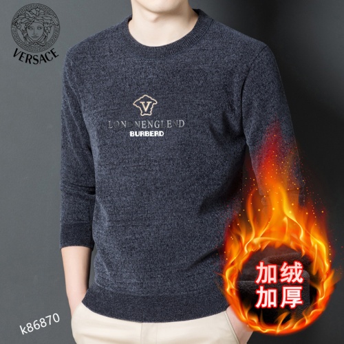 Cheap Versace Sweaters Long Sleeved For Men #934801 Replica Wholesale [$48.00 USD] [ITEM#934801] on Replica Versace Sweaters