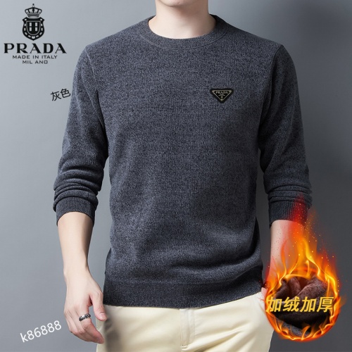 Cheap Prada Sweater Long Sleeved For Men #934805 Replica Wholesale [$48.00 USD] [ITEM#934805] on Replica Prada Sweater