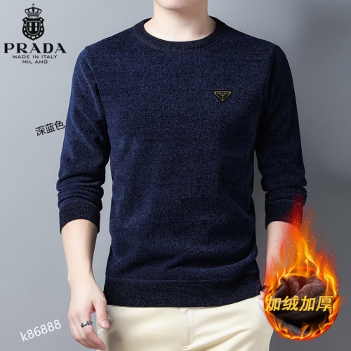 Cheap Prada Sweater Long Sleeved For Men #934807 Replica Wholesale [$48.00 USD] [ITEM#934807] on Replica Prada Sweater