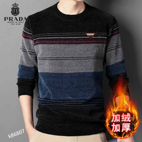 Cheap Prada Sweater Long Sleeved For Men #934809 Replica Wholesale [$48.00 USD] [ITEM#934809] on Replica Prada Sweater