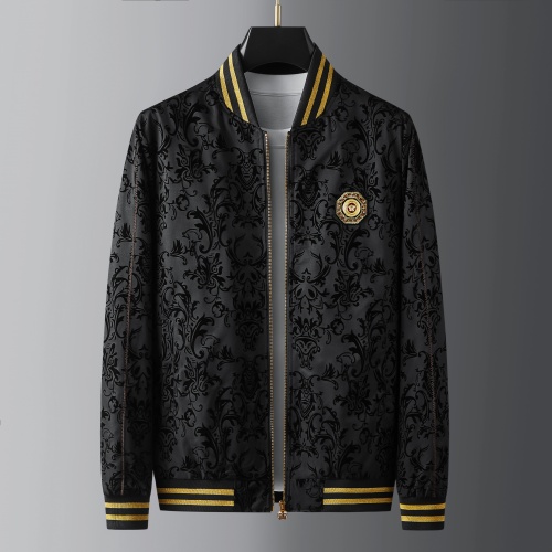 Cheap Versace Jackets Long Sleeved For Men #934885 Replica Wholesale [$88.00 USD] [W#934885] on Replica Versace Jackets