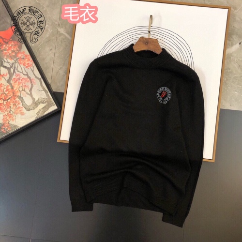Cheap Chrome Hearts Sweater Long Sleeved For Men #935145 Replica Wholesale [$42.00 USD] [ITEM#935145] on Replica Chrome Hearts Sweater