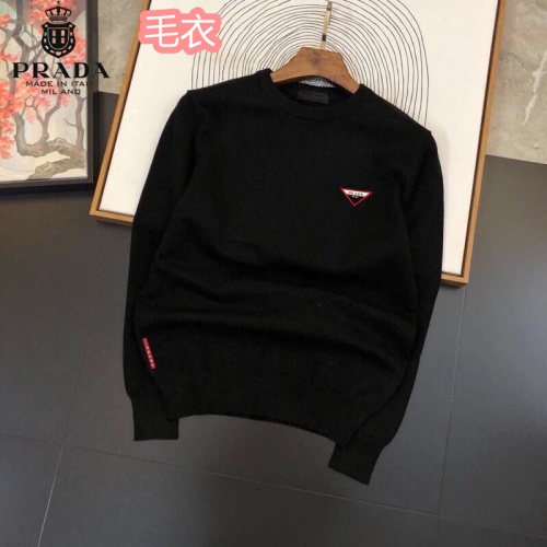 Cheap Prada Sweater Long Sleeved For Men #935155 Replica Wholesale [$42.00 USD] [ITEM#935155] on Replica Prada Sweater