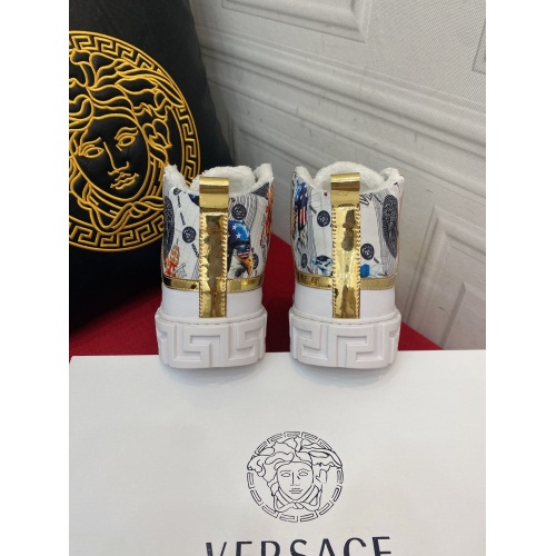 Cheap Versace High Tops Shoes For Men #935229 Replica Wholesale [$76.00 USD] [ITEM#935229] on Replica Versace High Tops Shoes