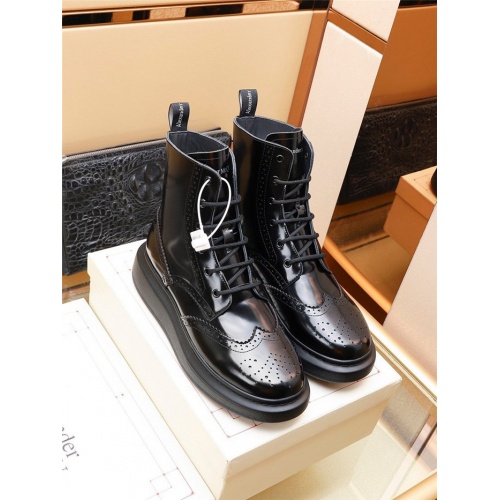 Cheap Alexander McQueen Boots For Men #935325 Replica Wholesale [$122.00 USD] [ITEM#935325] on Replica Alexander McQueen Boots