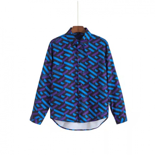 Cheap Versace Shirts Long Sleeved For Men #935429 Replica Wholesale [$40.00 USD] [ITEM#935429] on Replica Versace Shirts